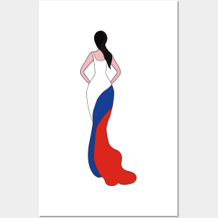 Russia Woman Posters and Art